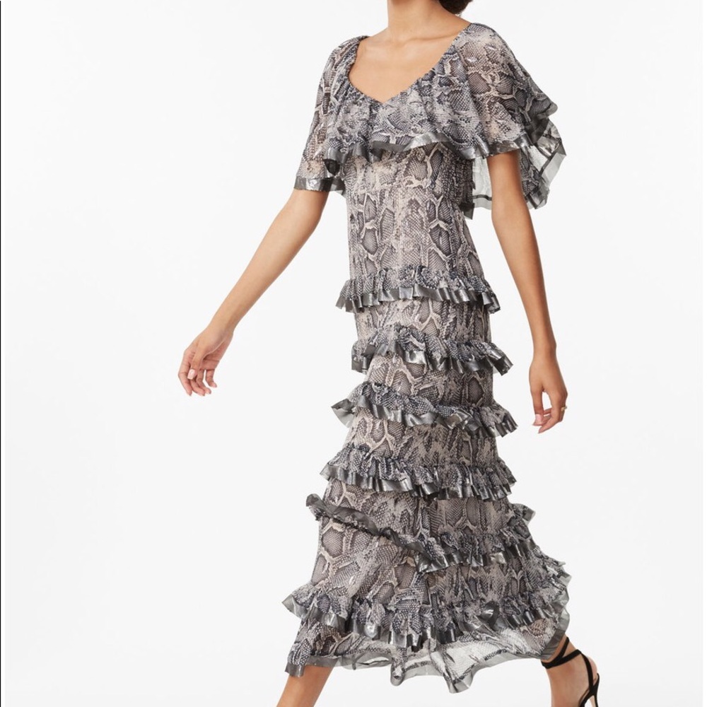 *FLASH SALE* Rebecca Taylor Snake Print Dress
